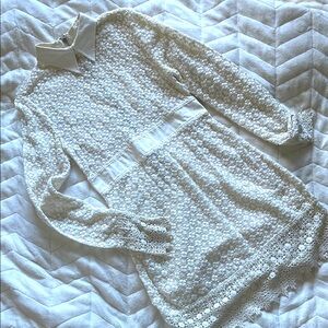 Elegant White Diesel Lace Dress